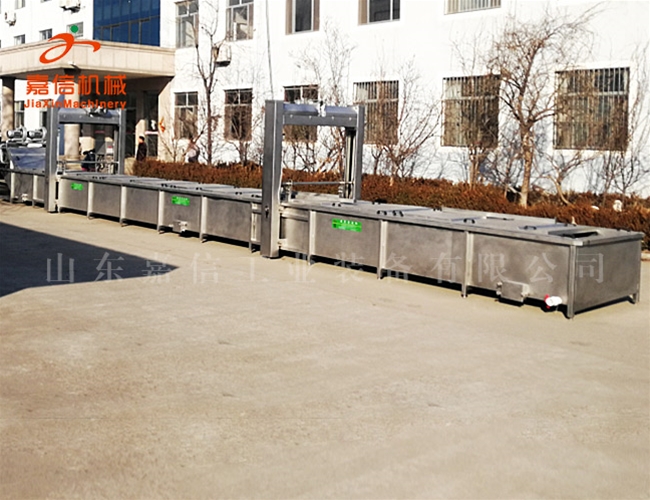 凍(dong)魚(yu)盤(pan)解(jie)凍清洗機(jī)(ji) 刀魚(yu)段鑵頭(tou)成套(tao)流(liu)水(shui)線(xian)設(shè)備(bei)