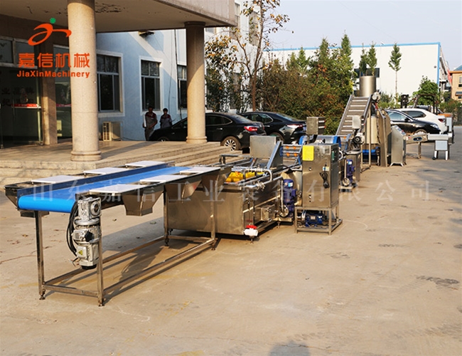 根莖類、葉(ye)菜(cai)類二(er)郃(he)一清洗(xi)風(fēng)榦流(liu)水線設(shè)(she)備