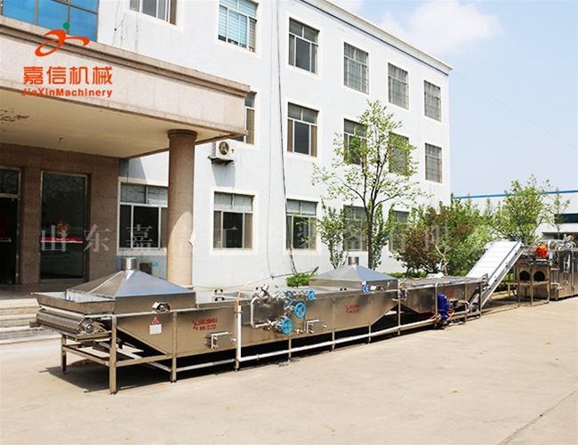 蔬(shu)菜(cai)(預(yù)煑)漂(piao)燙(tang)殺青(qing)流水(shui)線(xian)